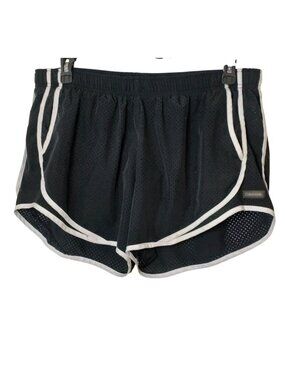 Calvin Klein Womens XL Running Shorts Black Athletic Performance Activewear
